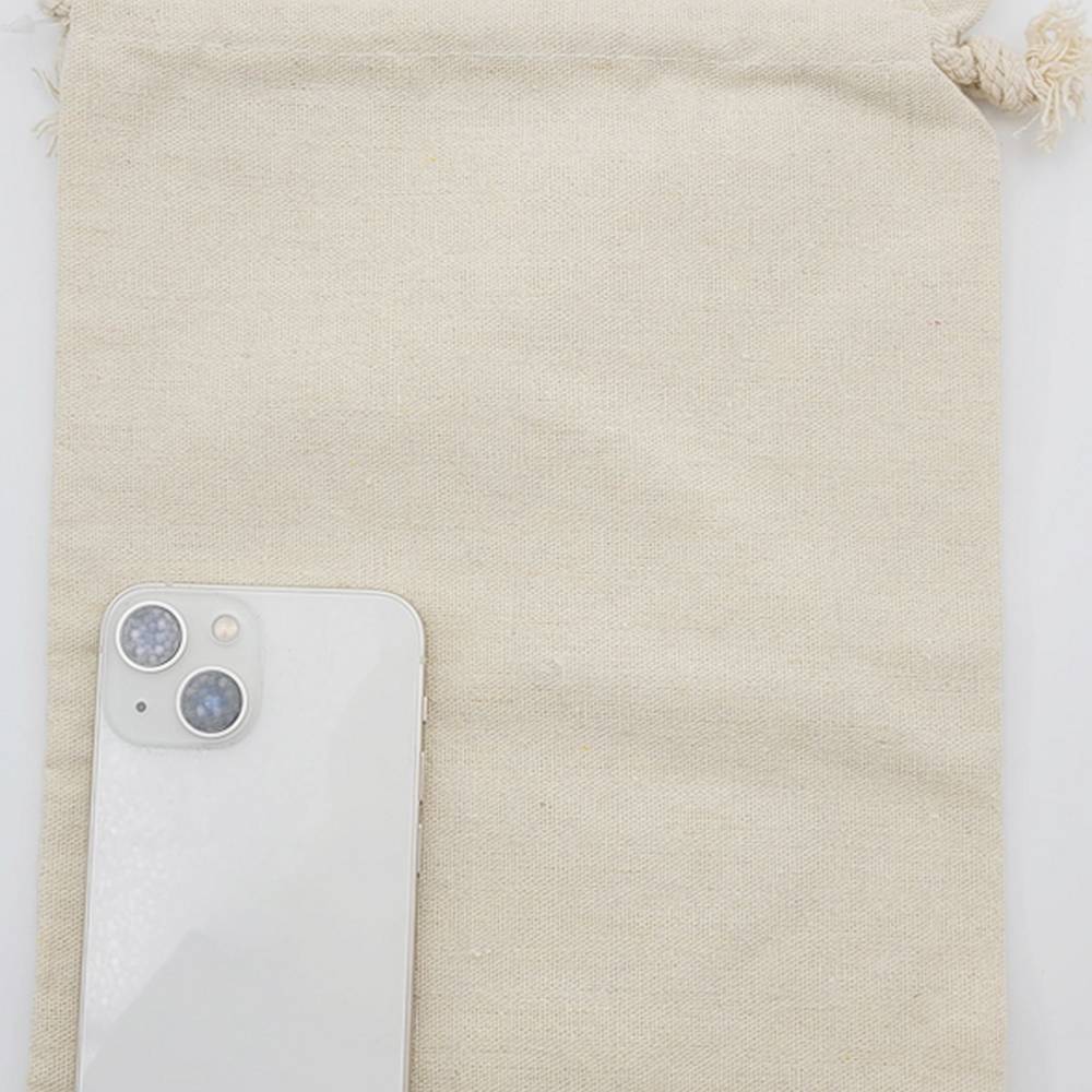 라이즈올6 린넨 더스트백 19X29cm 코튼주머니 보관용주머니 천마대 면파우치 - 상품 이미지