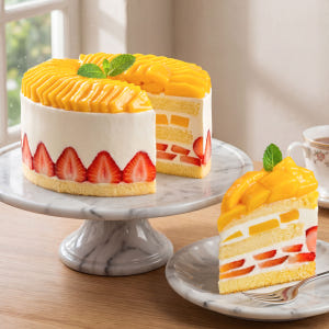 망고 딸기 케이크 1호 빅망딸다담 생 과일 디저트 생일 기념일 케익 전국... 맛있게 먹은 솔직 후기 - 상품 이미지 3