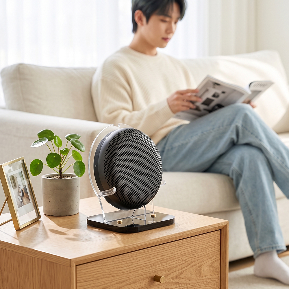 베오사운드 A1 3세대 2세대 1세대 거치대 스탠드 투명 Beosound 블랙 - 상세 이미지 2