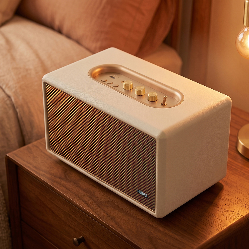 휴라이즈 HR-T5 newtro 60W 프리미엄 레트로 블루투스스피커 거실 안방 스피커 - 상품 이미지