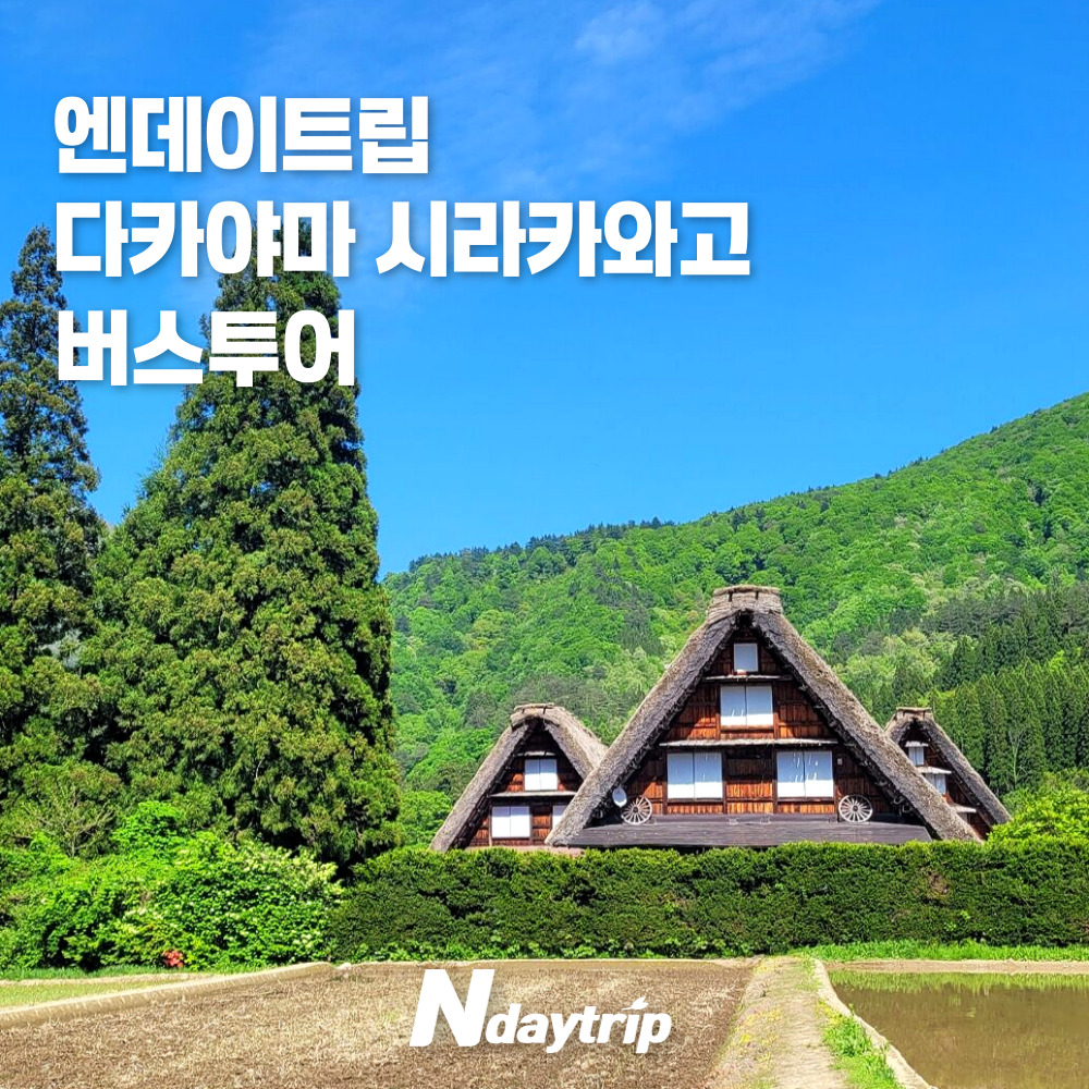 네이버 엔타비글로벌 나고야 출발 시라카와고 다카야마 1일 버스투어 세계문화유산 다카야마 후루이마치나미 히다규카레빵