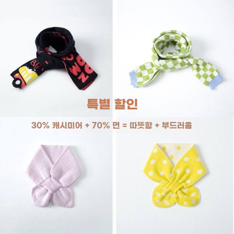 -겨울 목도리 면 캐시미어 혼방 보온 넥워머 스카프 A - 상세 이미지 3