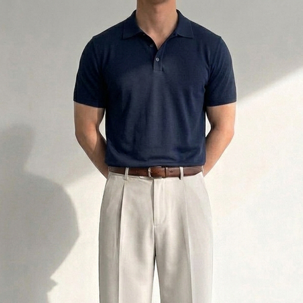 머슬핏반팔 머슬핏카라티 두꺼운반팔티 무지티 - 상세 이미지 4