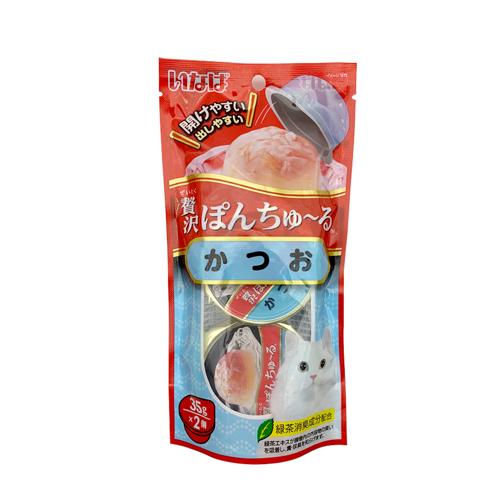 [최신생산] 이나바 챠오 제이타크 퐁츄르 고양이 캔 간식 가다랑어, 70g, 1개 - 상세 이미지 3