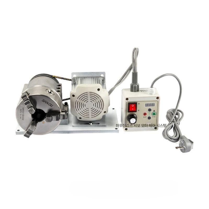 선반 척 스핀들 어셈블리 컨트롤러 밀링 모터 선반기계 550W 125척 - 상품 이미지