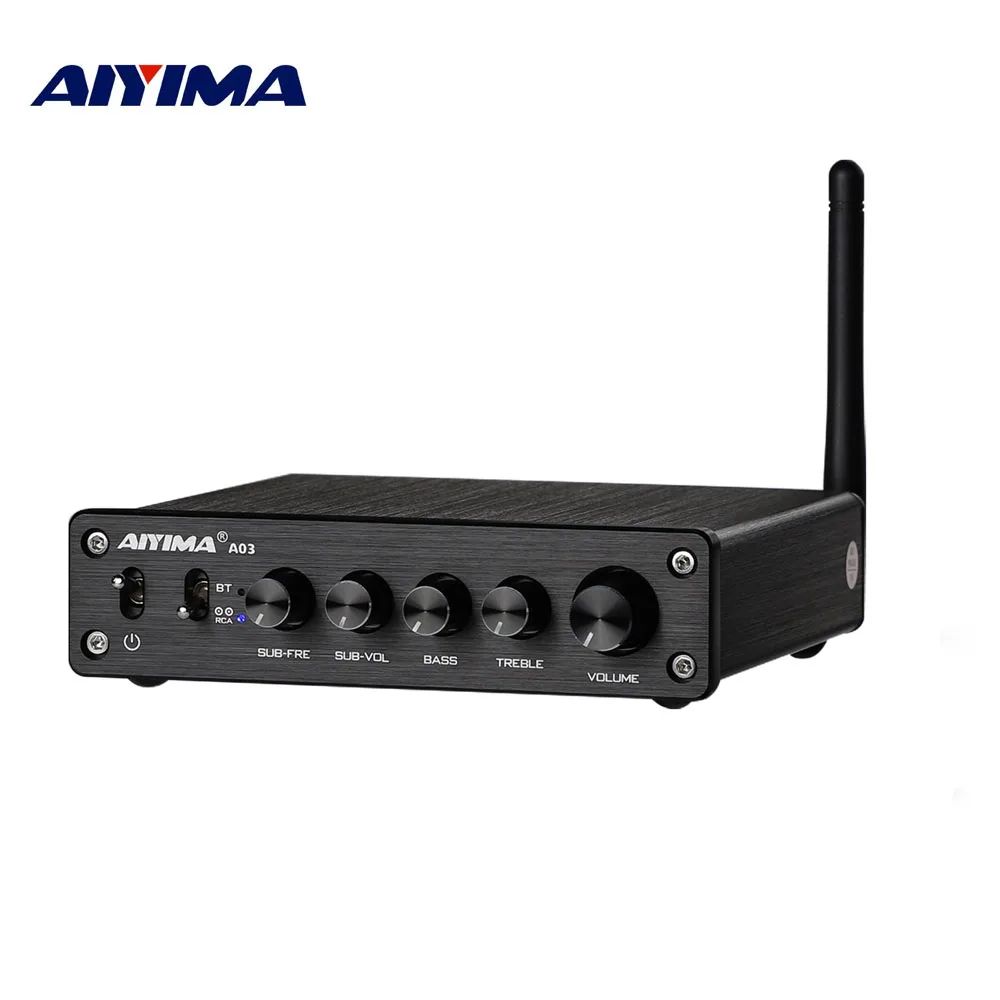 AIYIMA TPA3116 블루투스 서브우퍼 HiFi Black With US Plug - 상품 이미지