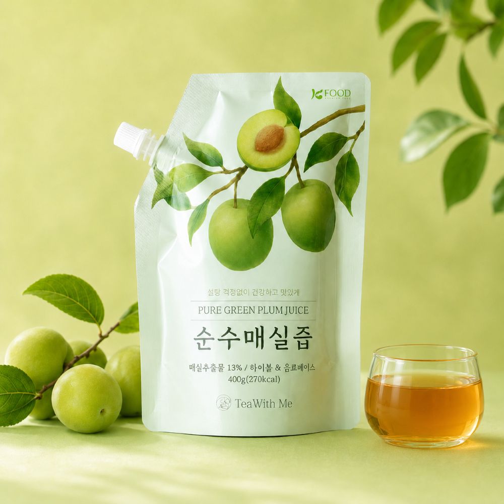 매실청 순수매실즙 저당 티위드미 400g, 1개 - 상품 이미지