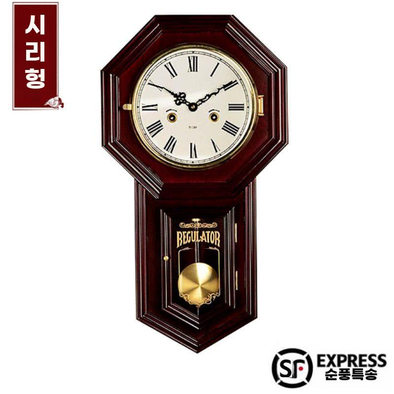 원목 벽시계 클래식 자동 종소리 유럽풍 거실 인테리어 A - 상세 이미지 4