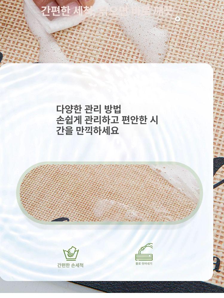 커피 매트 방수 테이블매트 컵받침 주방 패드 깔판 휴식 시간 40x50cm - 상세 이미지 5