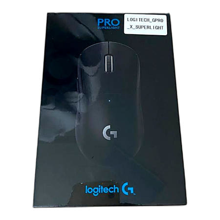 로지텍 G PRO X 슈퍼라이트 무선 게이밍 마우스 초경량 63g 블랙
