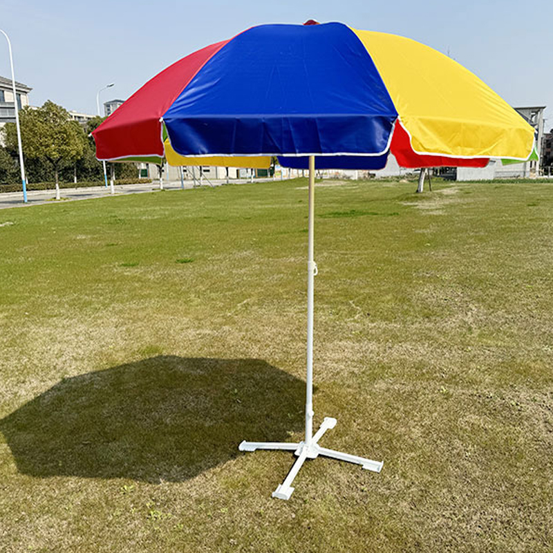 레트로감성 색동파라솔 해변가 카페 정원 낚시터 파라솔 그늘막