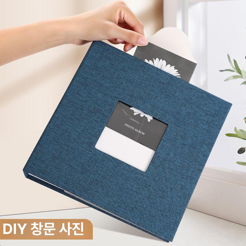 포켓 앨범 사진첩 대용량 포토북 사진 보관 파일북 6인치 200장 그레이 - 상세 이미지 3
