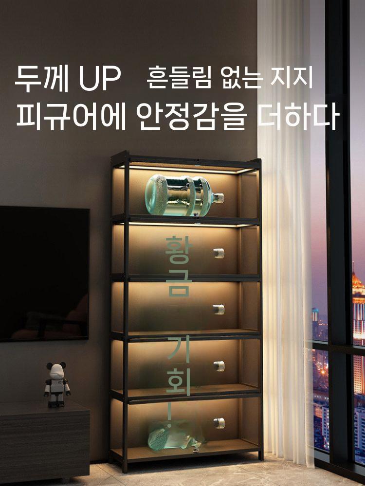 명품가방 수납장 진열장 핸드백 정리장 장식장 캐비닛 5단 70cm 이미지 7