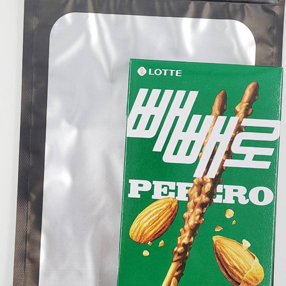 라이즈올6 블랙 반투명 지퍼백 16X24cm 포장용지퍼백 악세사리포장 주얼리파우치 - 메인 이미지