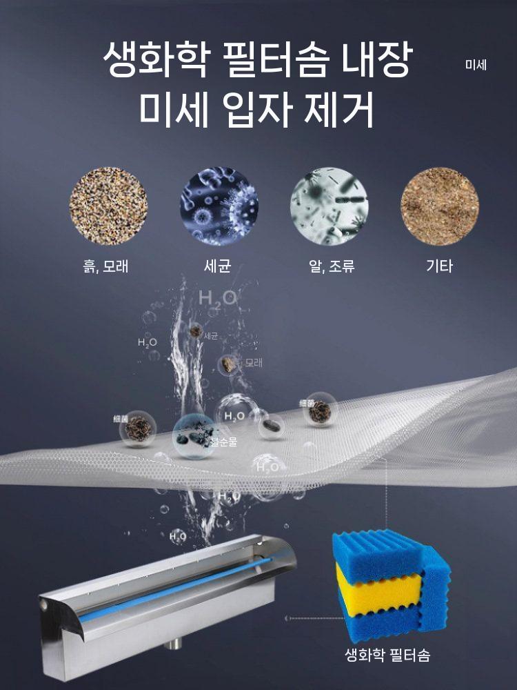 분수대 인공 폭포 만들기 장식 워터 조경 인테리어 분수 연못 30cm - 상세 이미지 4