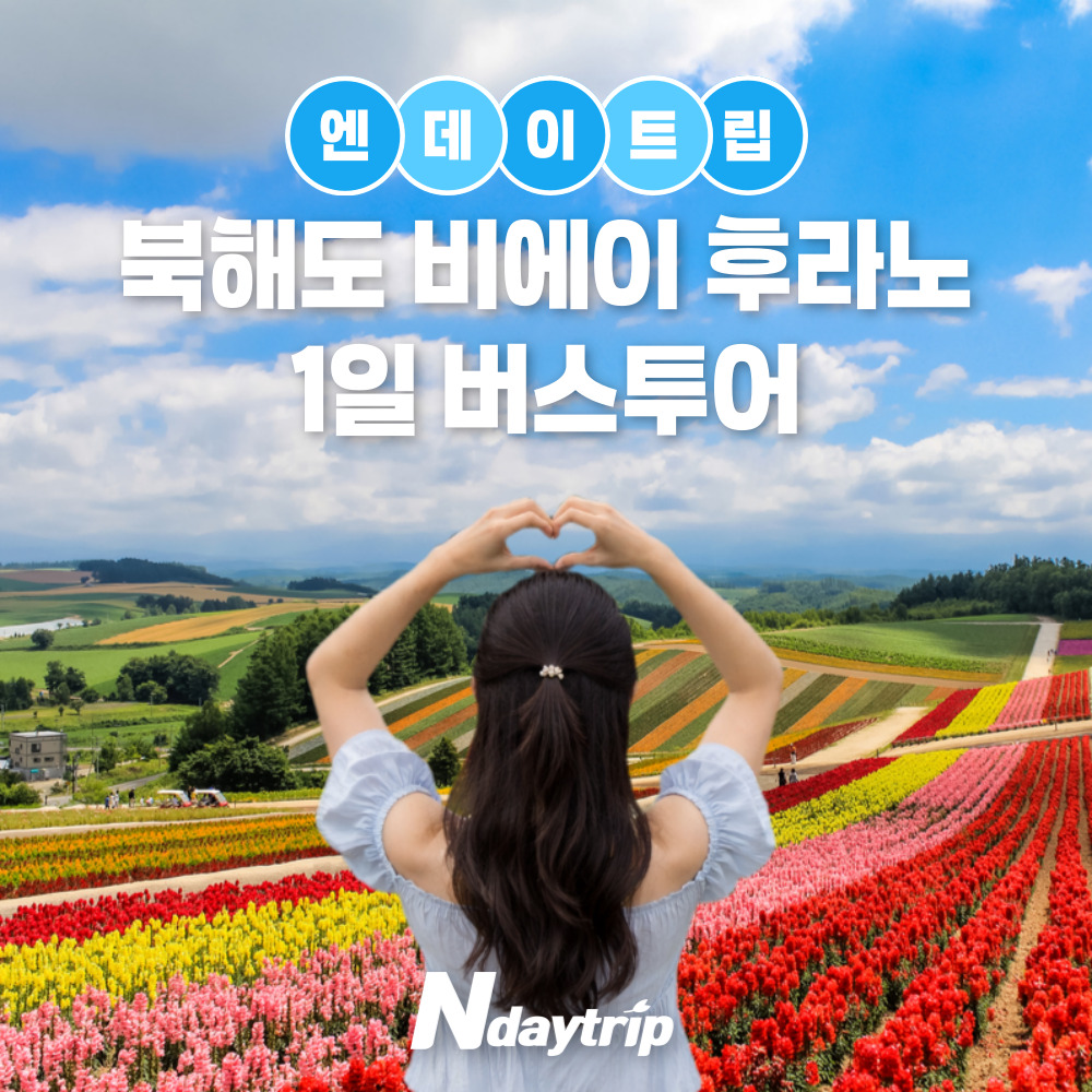 네이버 엔타비글로벌 삿포로 출발 비에이 후라노 버스투어 사계채입장료 포함 청의호수 흰수염폭포