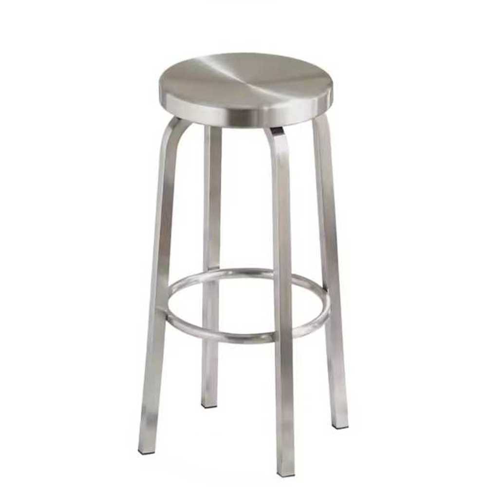 바 체어 키높이 높은 식탁 홈바 식탁 철제 바텐 의자 65cm - 상품 이미지