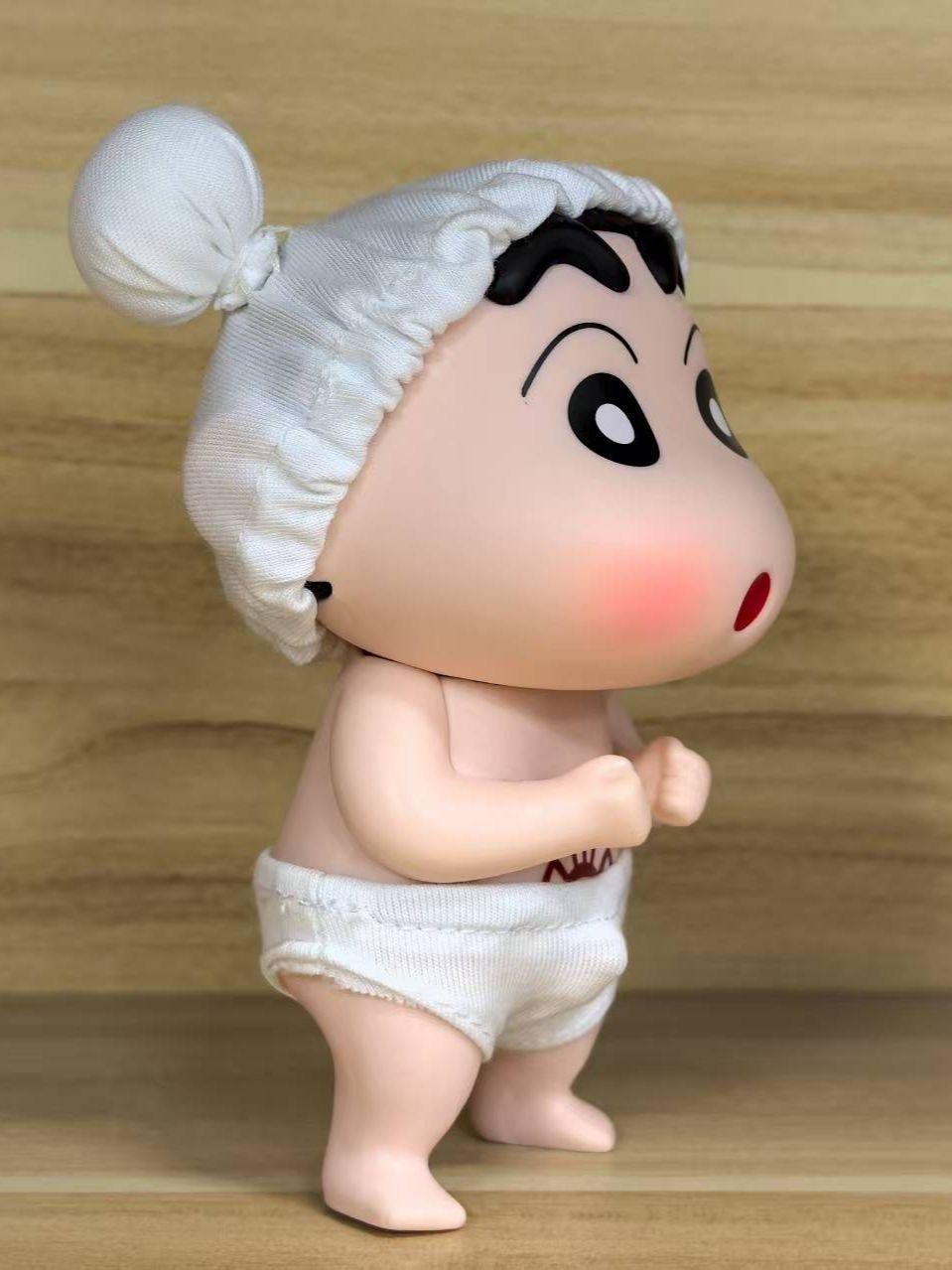 목욕 짱구 피규어 샤워캡 캐릭터 장식 크레용 신짱 인형 미니어처 굿즈 소품 홈데코 욕실 목욕통 1개 - 상세 이미지 3