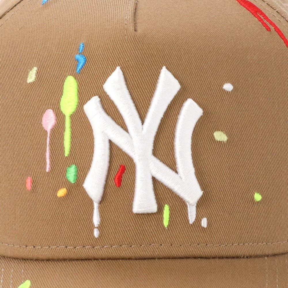 뉴에라 9FORTY A프레임 스냅백 MLB 뉴욕 양키스 카키 이미지 6
