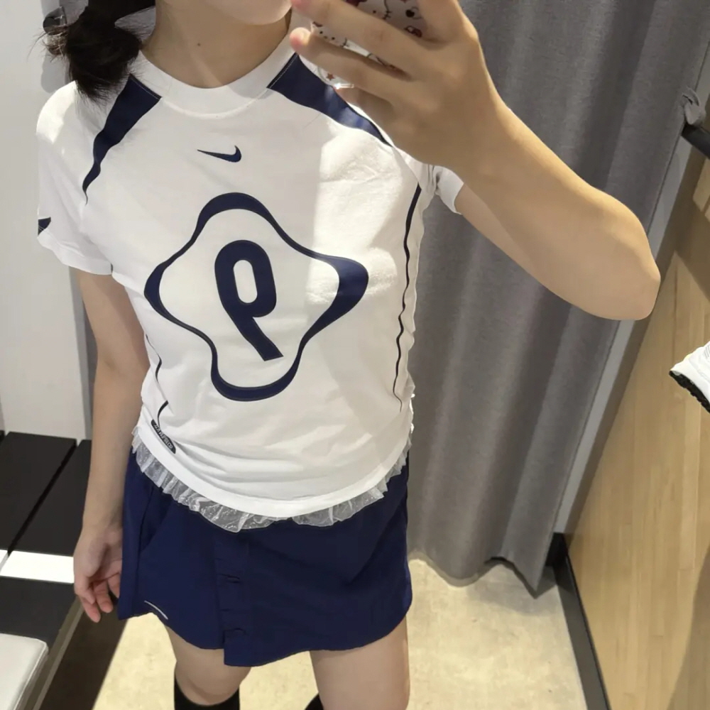 나이키 칠 니트 그래픽 반팔 티셔츠 화이트 II1950-100 - 상세 이미지 4