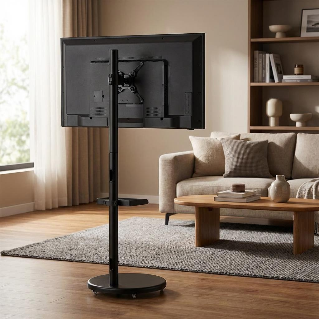 지마운트 삼탠바이미 이동식TV스탠드 모니터거치대 GMT-FS220B e 블랙 - 상품 이미지