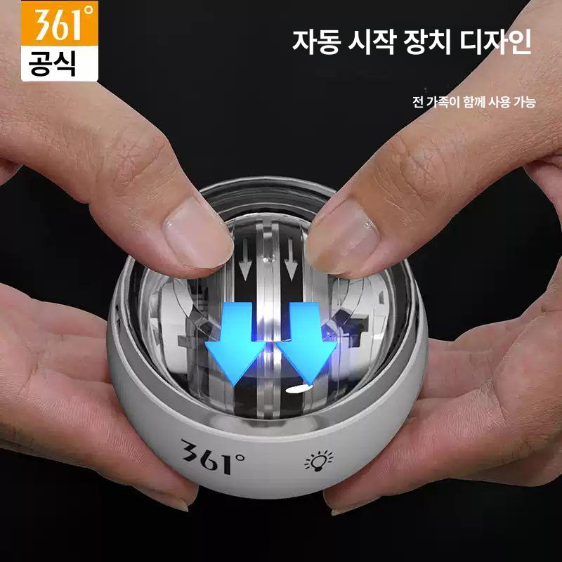 남성 손목 손가락 근력 훈련기 조용한 발광 팔운동기구 무광 - 상세 이미지 3