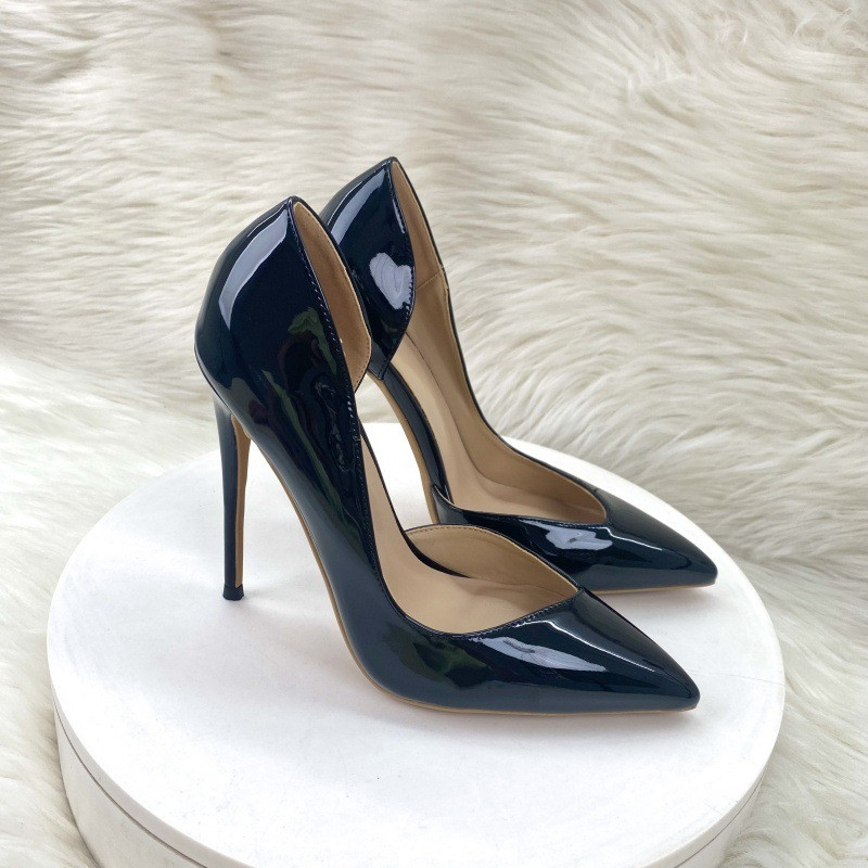 화이트 웨딩슈즈 스틸레토힐 킬힐 키높이 하이힐 8cm 10cm - 상세 이미지 2