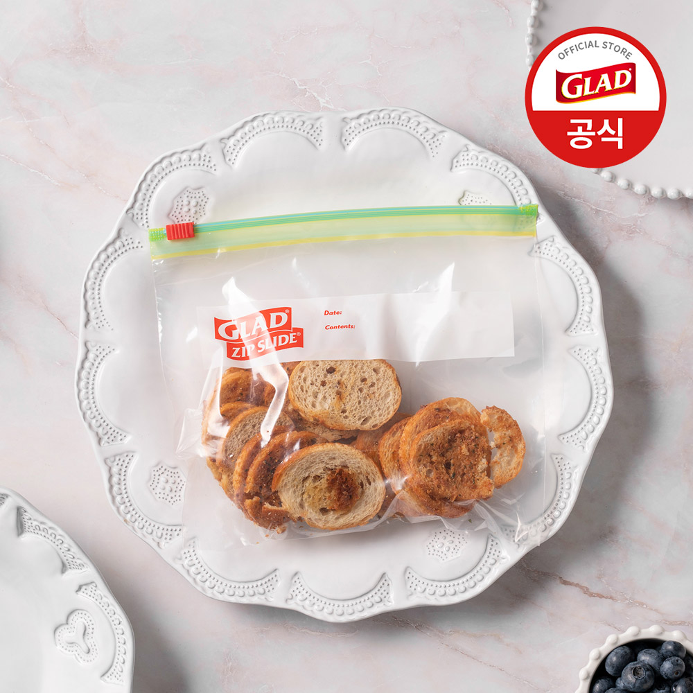 글래드 매직백 슬라이드 지퍼백 소형 비닐팩 방수팩 투명, 12매, 6개 이미지 6