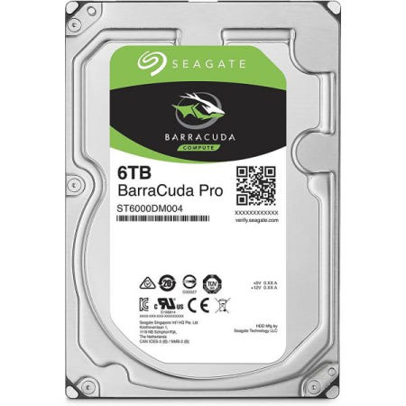 [해외]씨게이트 바라쿠다 프로 퍼포먼스 내장 하드 드라이브 SATA HDD 6TB 6기가