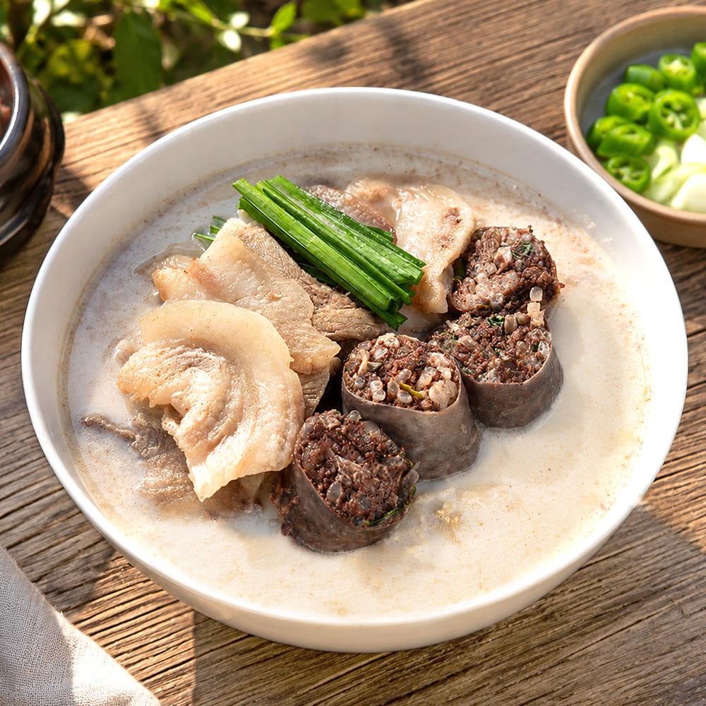 대한민국농수산 돼지 고기 포함 순대국밥
