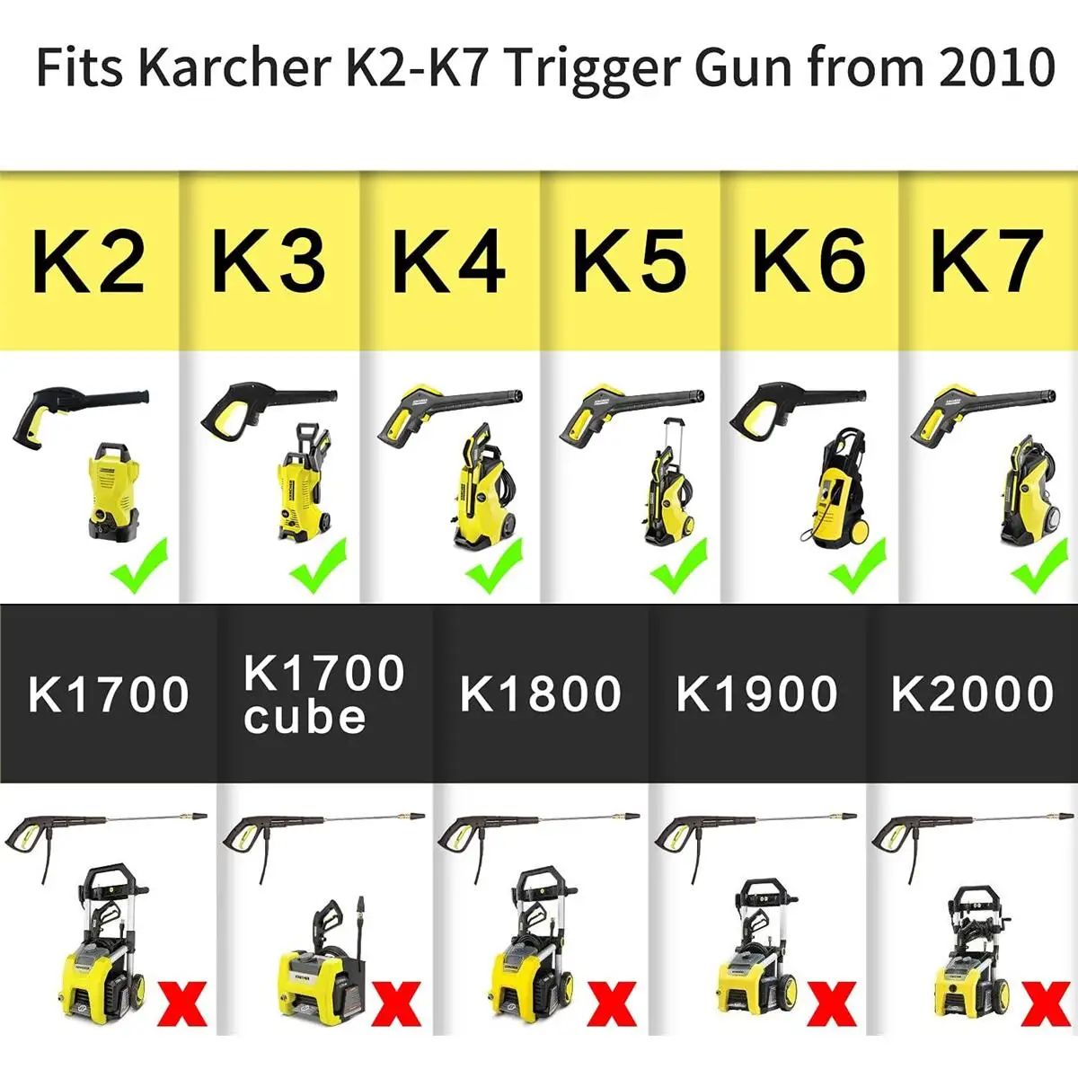 K7 워시 건 어댑터 G1 폼 랜스 커넥터용 피팅 나사 포함 1pcs - 상세 이미지 3