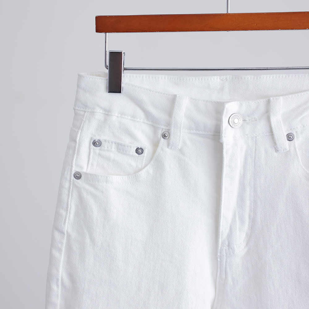슬릿 스판 카프리 팬츠 플레르 - 상세 이미지 4