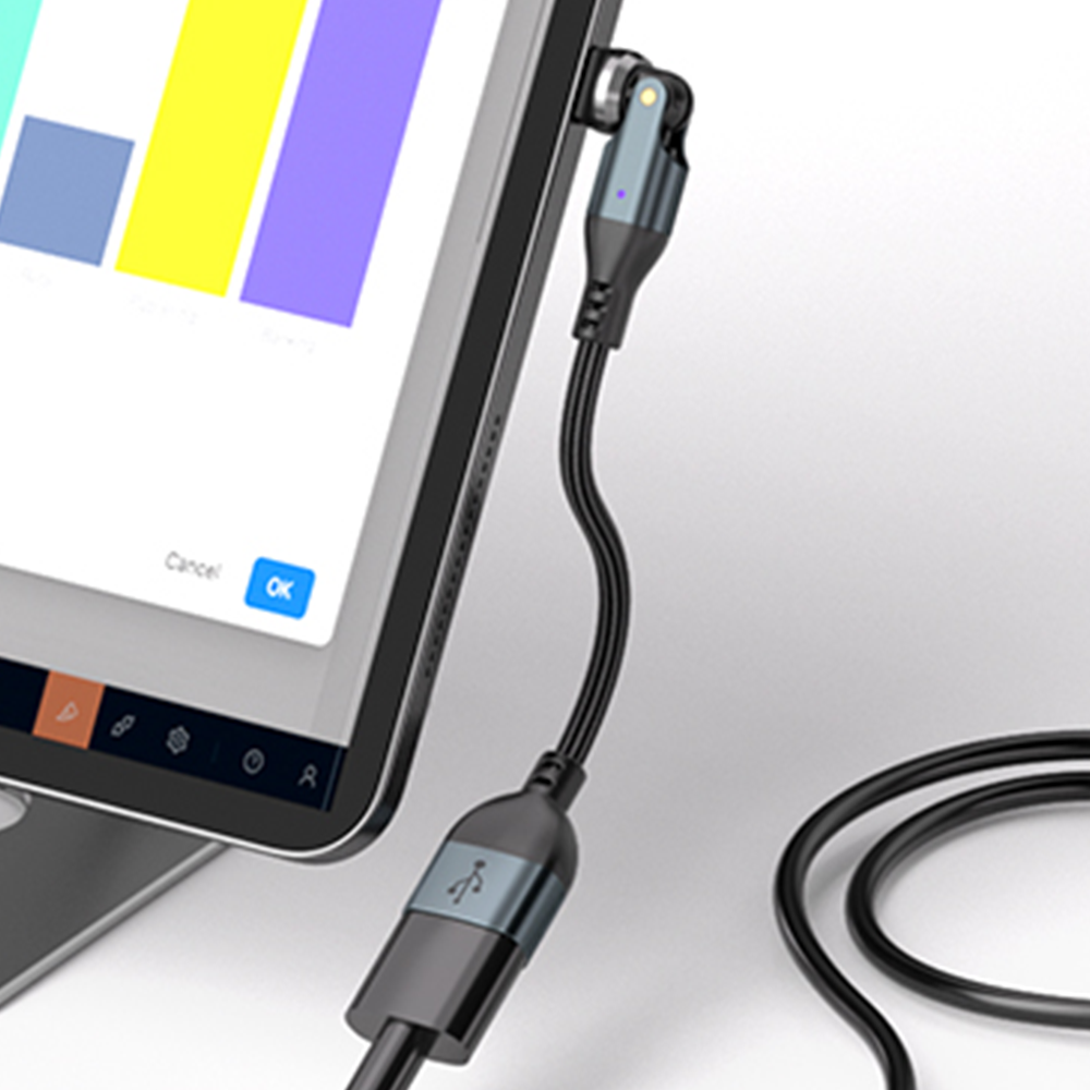 540도 회전 USB A to C타입 꺾임 변환 OTG 젠더 케이블 - 상세 이미지 3