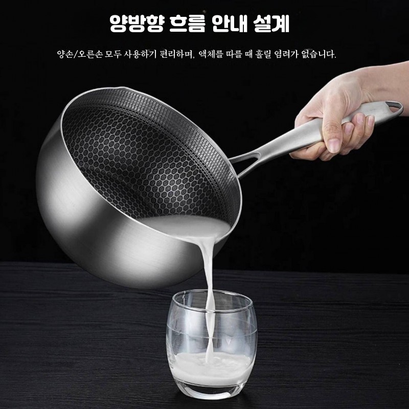 벌집 냄비 프라이팬 항균 두꺼운 바닥 붙지않는 표준 18cm (뚜껑 없음) - 상세 이미지 3
