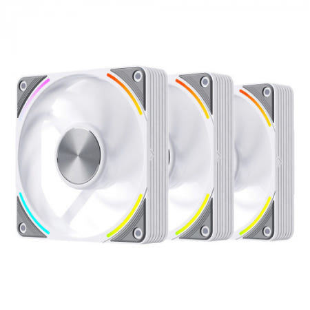 세고텝 Segotep EX120 ARGB PWM FULL LCP 시스템 쿨러 (3팩 화이트)
