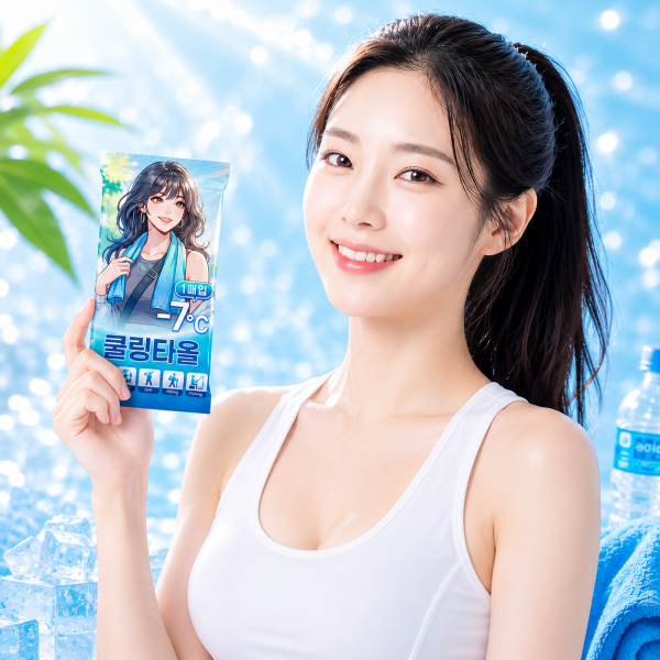 네오글러브 일회용 쿨링타올 냉감 스포츠 쿨타올 등산 캠핑 땀타올 - 상품 이미지