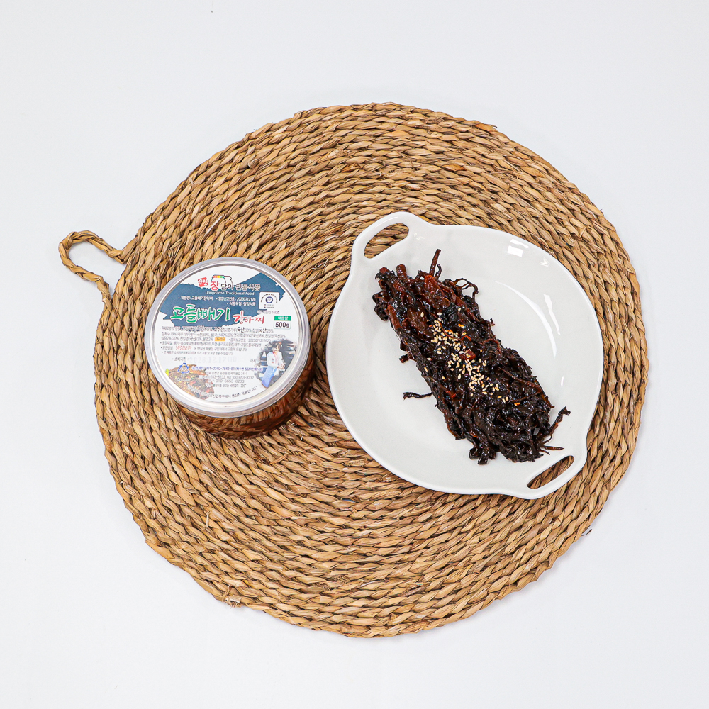 꼬들빼기 장아찌 국산 고들빼기 절임 반찬 순창 장담아 500g, 1개 이미지 7