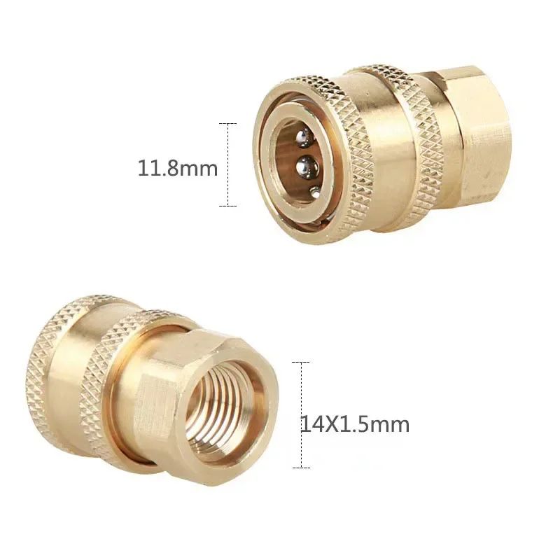 고압 세척기 퀵 커넥트 어댑터 키트 물총 폼 변환 One male connector - 상세 이미지 3