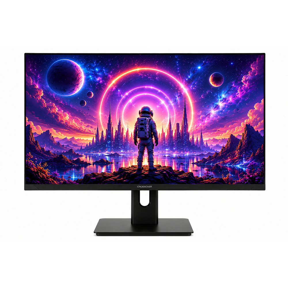 크로스오버 24GAM199 FHD 165Hz IPS 게이밍 사무용 서브 보조 듀얼 화이트 블랙 모니터 이미지 4