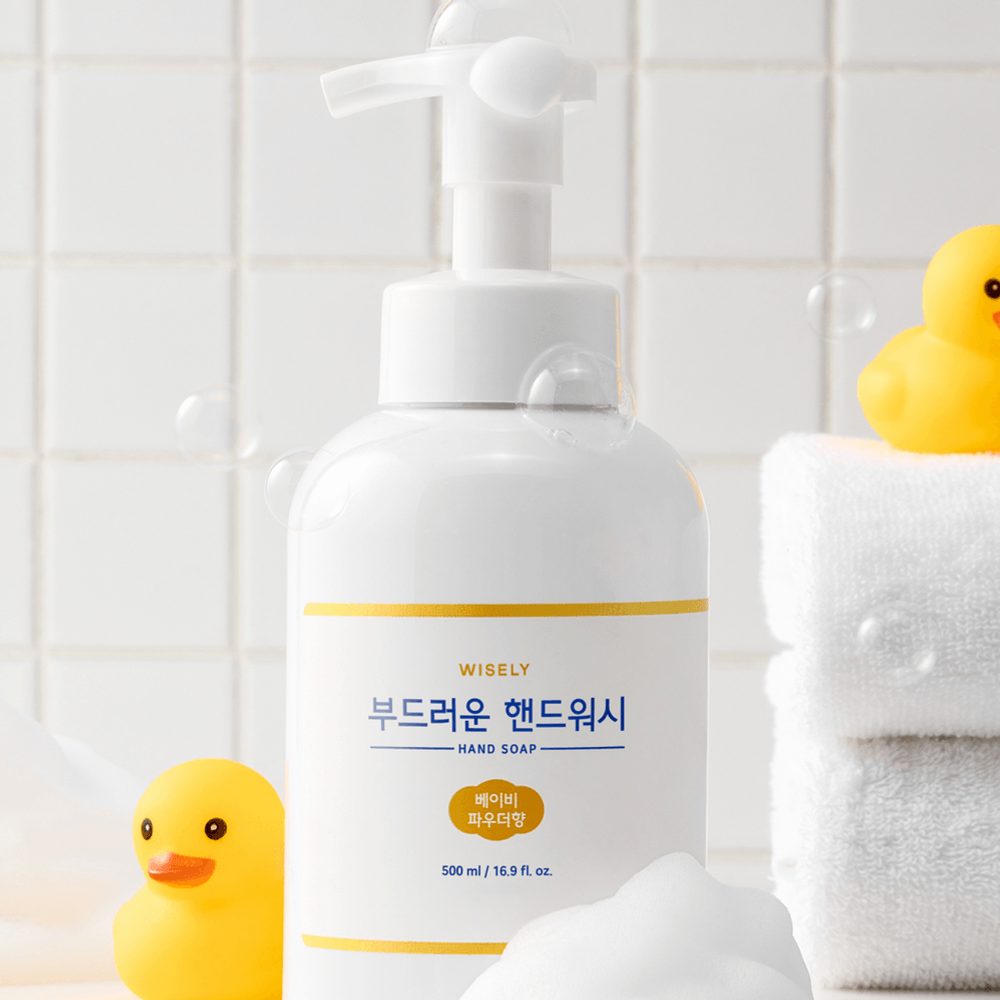 아기손세정제 500ml 쫀쫀한 거품 바디워시 - 상품 이미지