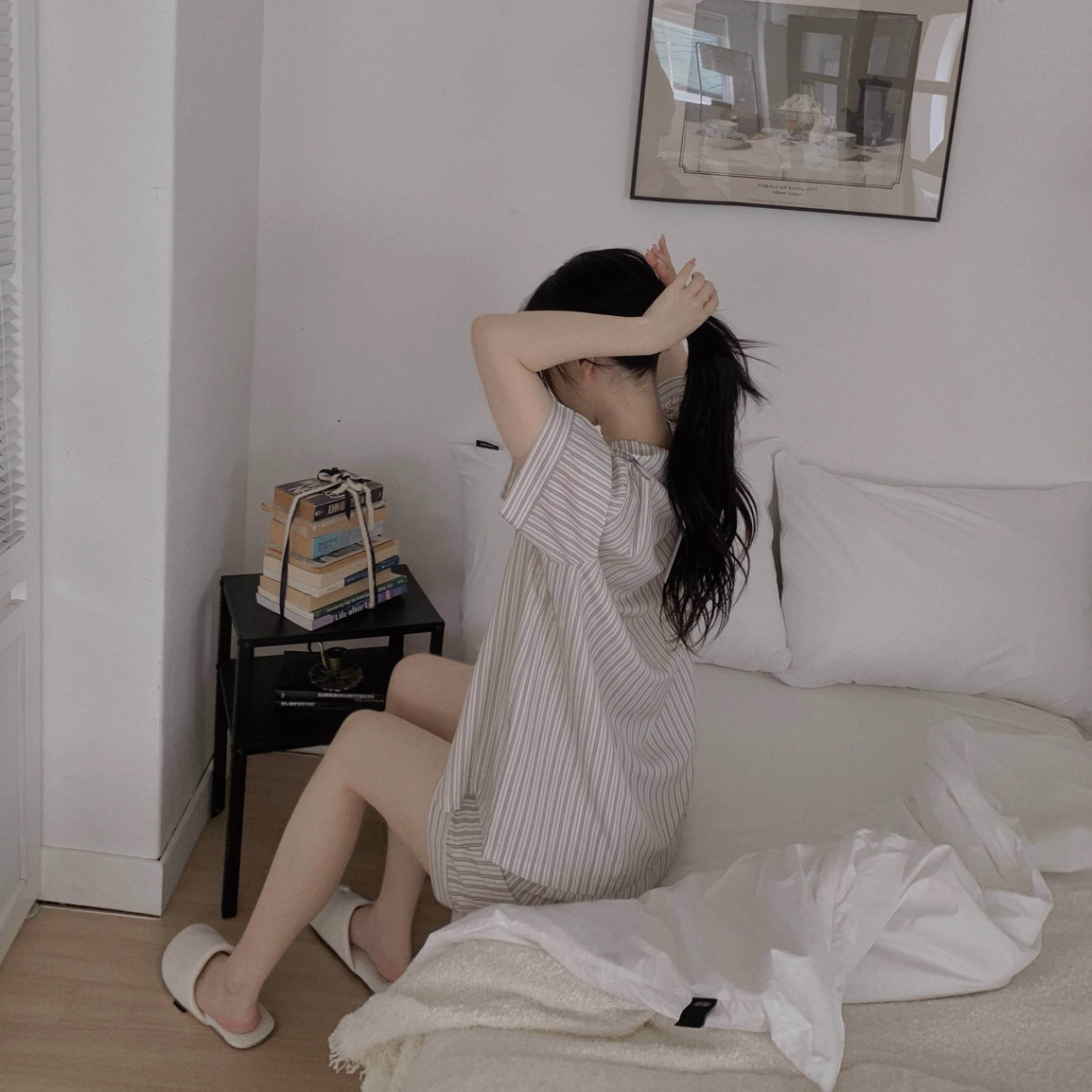 네이버 파토리 베니스 반팔 쿨링 잠옷 세트 커플 빅사이즈 파자마