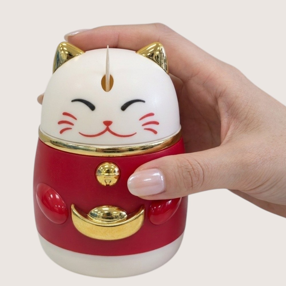 복고양이 원터치 이쑤시개통 요지통 1+1 식당 카운터 요지통 개업선물 이미지 7
