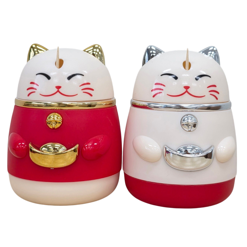 복고양이 원터치 이쑤시개통 요지통 1+1 식당 카운터 요지통 개업선물 - 상세 이미지 2