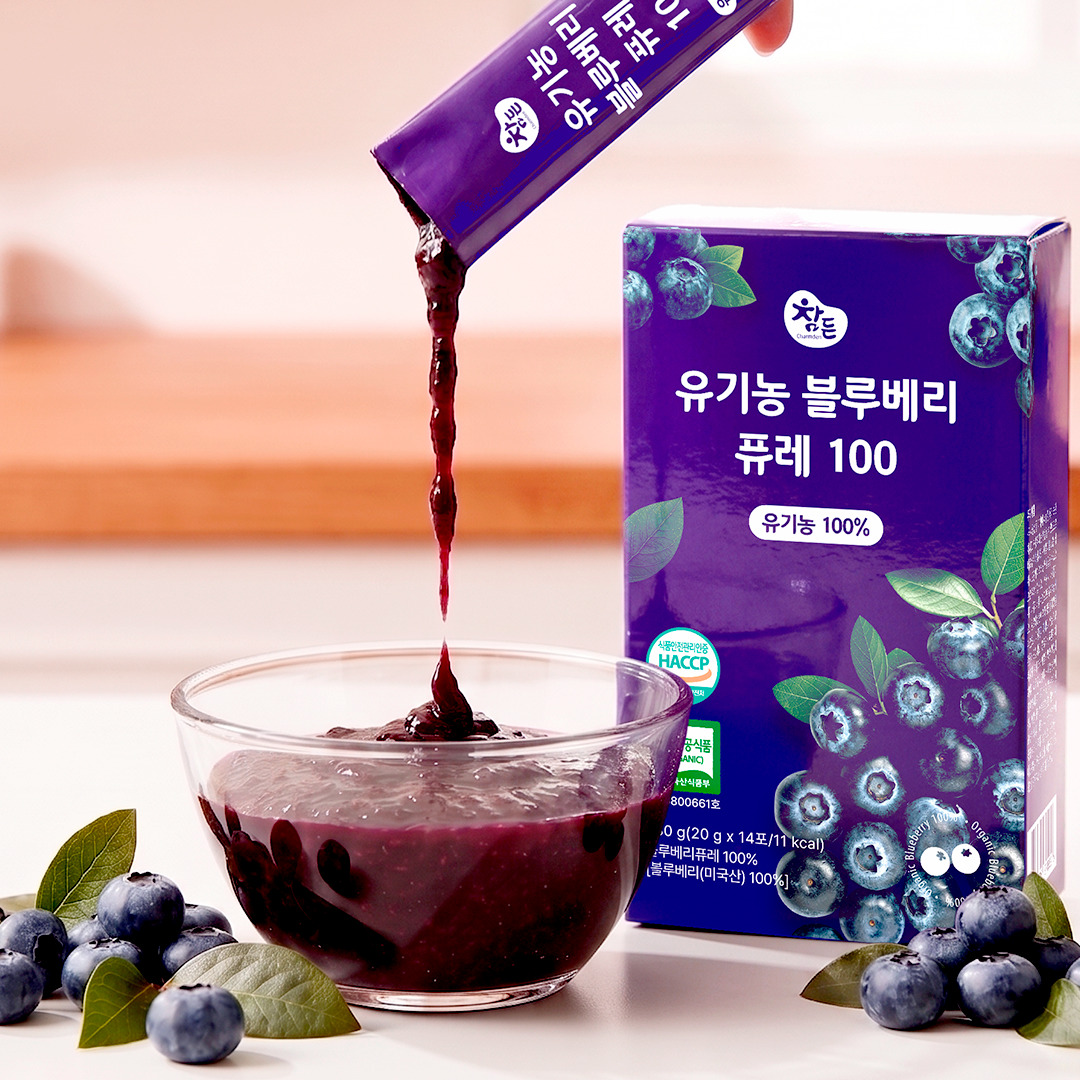 참든 유기농 블루베리 퓨레 100 20g 14포, 3개 이미지 6