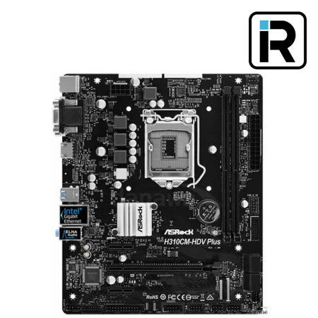 [중고]H310CM-HDV PLUS 8세대 9세대 LGA 1151v2 애즈락 메인보드
