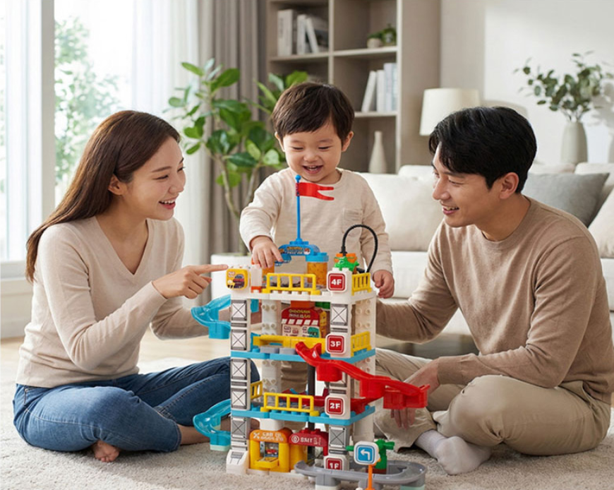 고고다이노 주차타워 장난감 렉스 비키 핑 페리 다니 - 상세 이미지 3