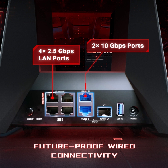 티피링크 Archer GE800 BE19000 Tri-Band Wi-Fi 7 게이밍 라우터 이미지 6