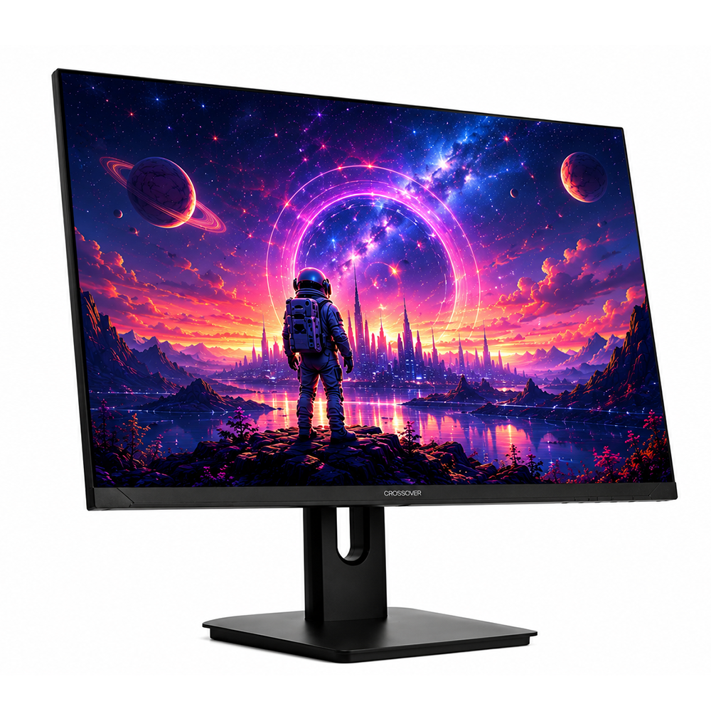 크로스오버 24GAM199 FHD 165Hz IPS 게이밍 사무용 서브 보조 듀얼 화이트 블랙 모니터 상품 이미지