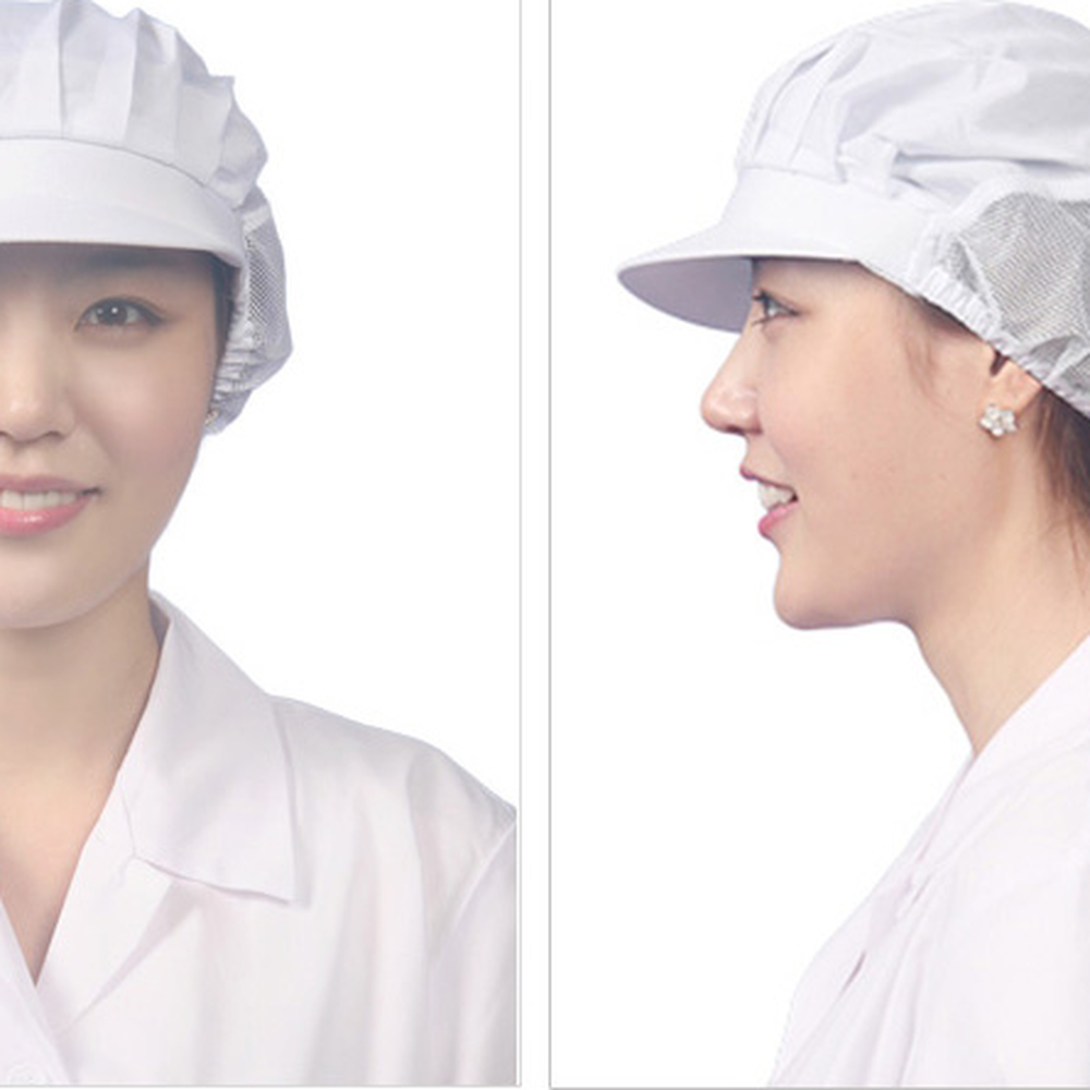 반망사식품조리위생모자 통기성급식실조리모자 가벼운주방작업위생캡 - 상세 이미지 2