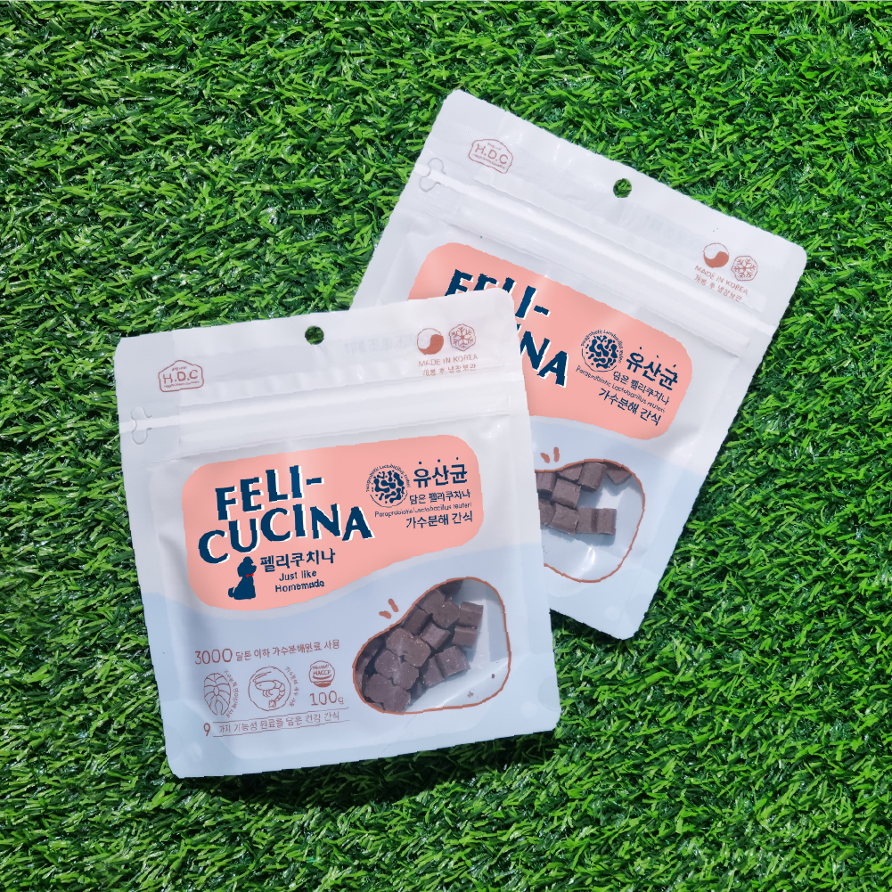 펠리쿠치나 소화잘되는 가수분해 강아지 간식 유산균, 100g, 1개 - 상세 이미지 2